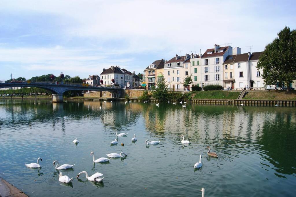 Coeur De Ville Avec Parking+Gare A Proximite De Disney Et Paris Lagny-sur-Marne Exterior foto